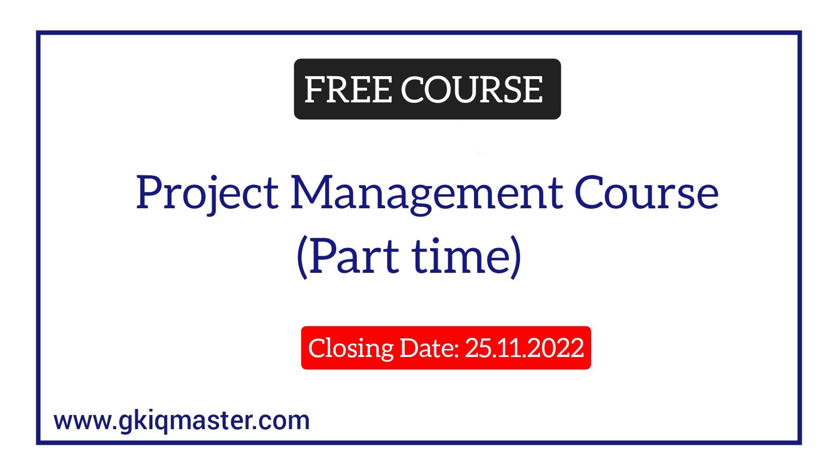 Project Management Course - Free Scholarship