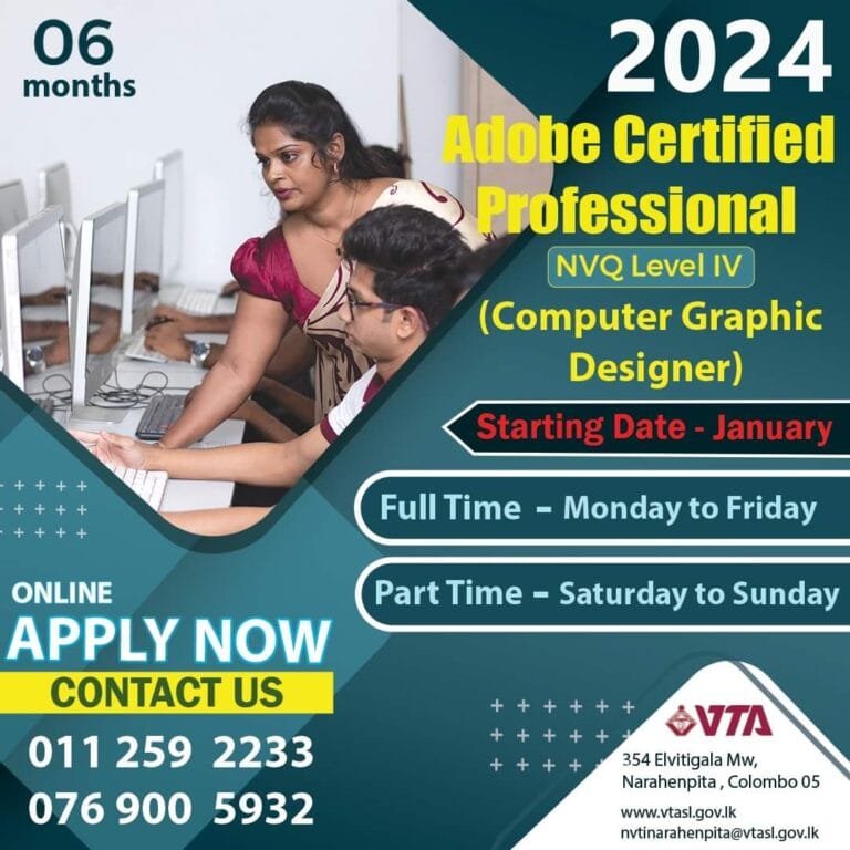 NVQ Courses - VTA 2024 (Course List)