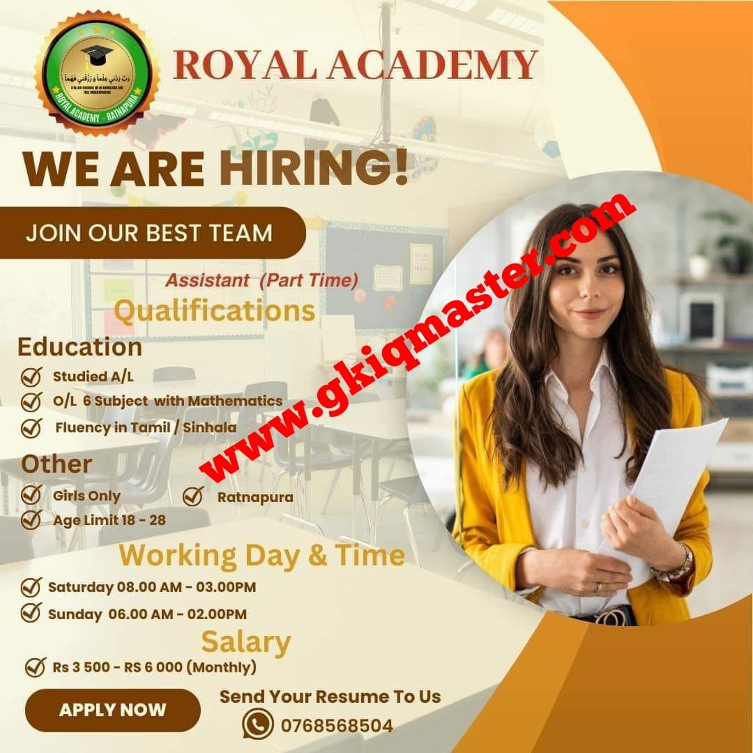 Assistant Vacancies Royal Academy