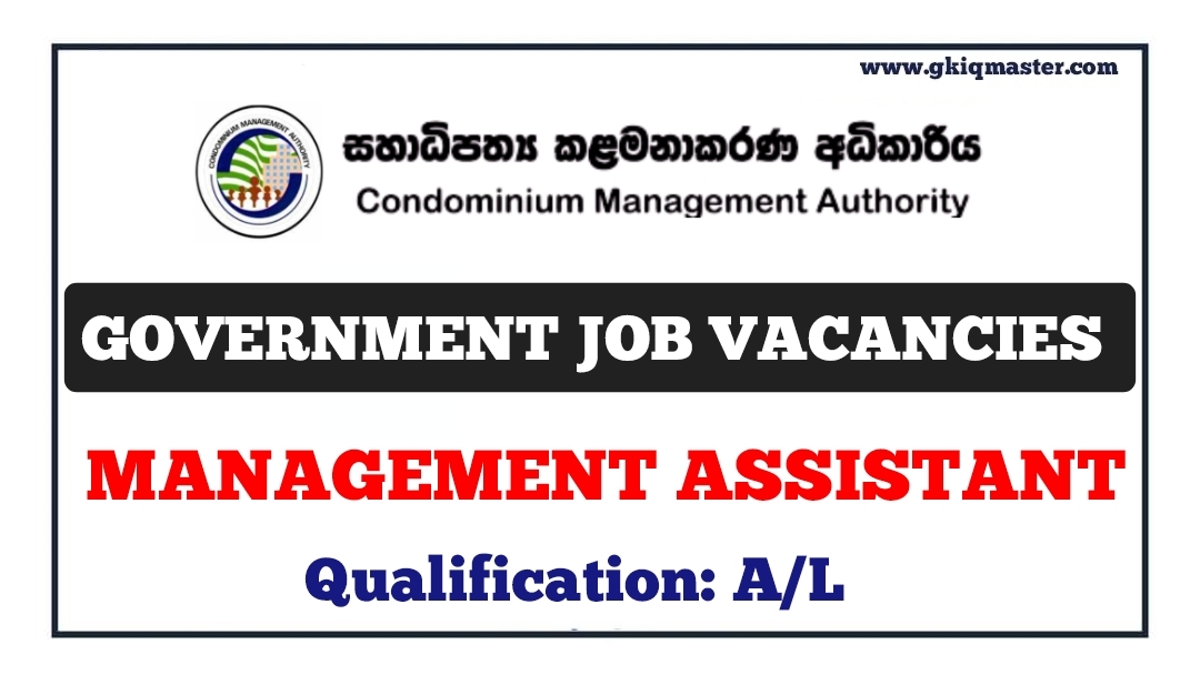 Management Assistant Vacancies - Condominium Management Authority 2024
