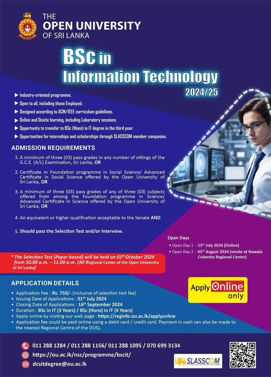 BSC in Information Technology 2024/25 - Open University of Sri Lanka