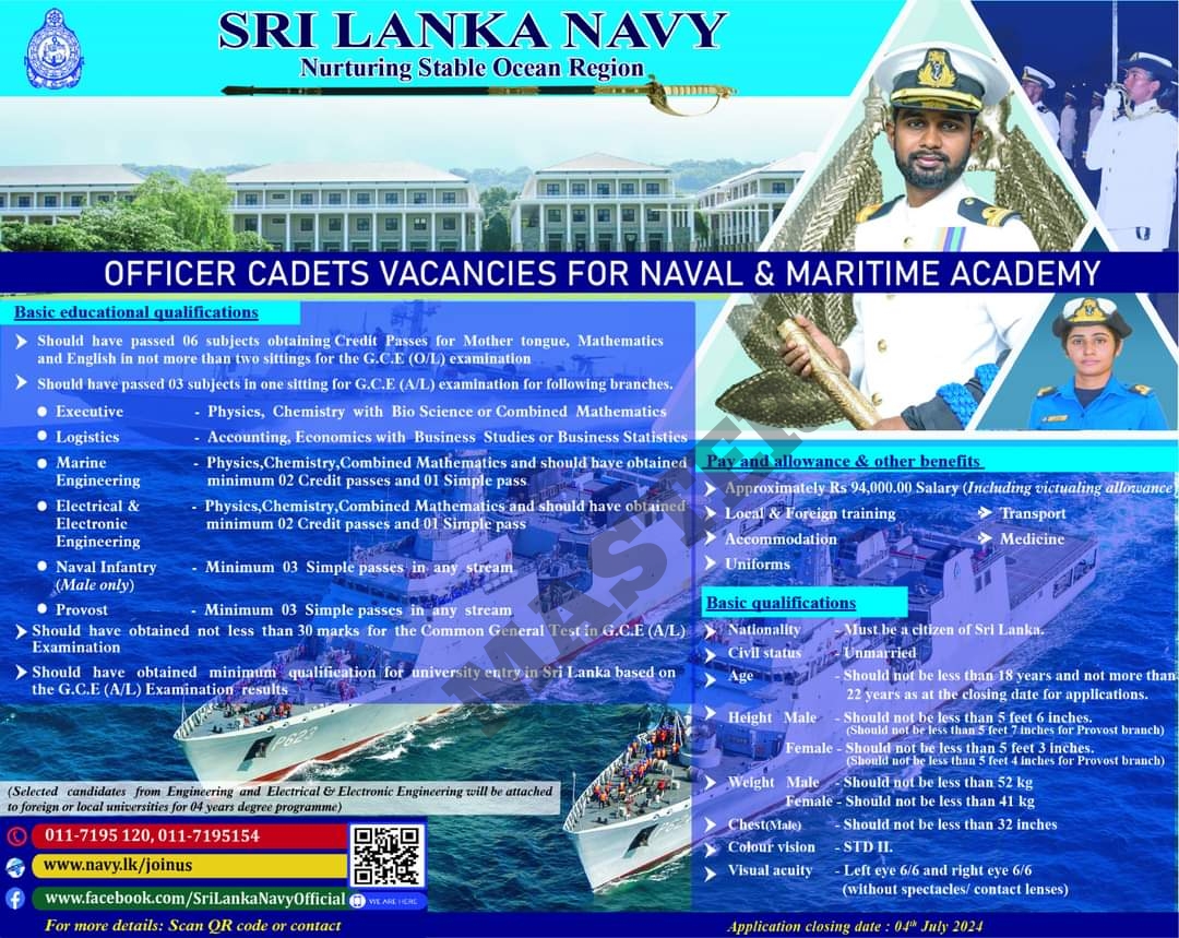 Navy Vacancies 