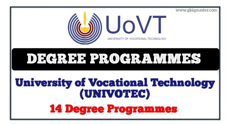 Univotec Admission free degree programmes 2025