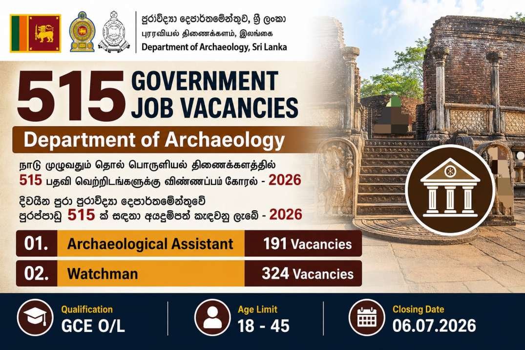 Archaeological Assistant & Watchman Job Vacancies - 2026 (515 Vacancies)